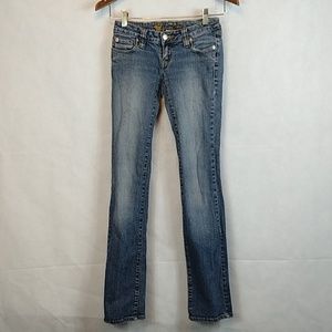 ❤️ Wet seal size 3 blue jeans